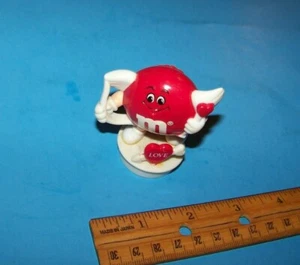 M&M's Valentine Candy Topper "Red Cupid" M&M's Valentine Figure - Picture 1 of 3