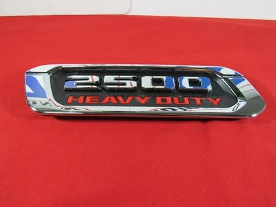 DODGE RAM 2500 Heavy Duty Left Hood Emblem Nameplate DT NEW OEM MOPAR - Image 1 of 4