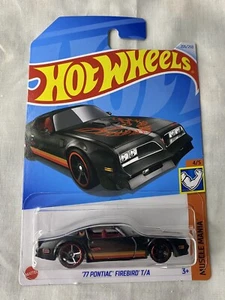 2024 Hot Wheels / Rear Wheel ERROR / ‘77 PONTIAC FIREBIRD T/A Long Card - Picture 1 of 3