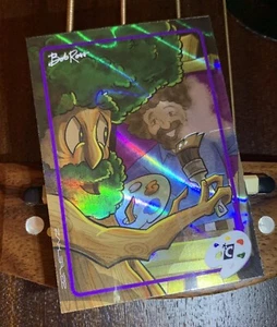 Bob Ross Cardsmith Card #4 Hyperwave Holofoil THOMAS ZAHLER “Pretty Nice Tree” - Picture 1 of 3