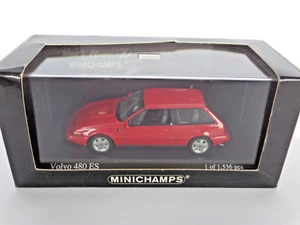 Minichamps 1:43, Volvo 480 ES rosso 1986 in confezione originale - Foto 1 di 3
