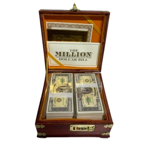 Billete americano de papel de un millón de dólares de la Estatua de la Libertad 1000 un. en caja regalo - Imagen 1 de 6