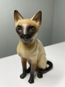Vintage 1960’s Lefton Siamese Cat Figurine Figure Ceramic H4039 5” tall - Picture 1 of 11