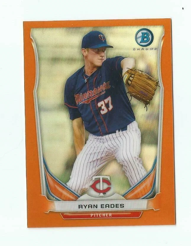2014 Bowman Chrome Ryan Eades Orange Refractor   19/25 - Image 1 of 1