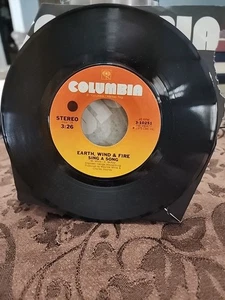 1975 Earth, Wind, and Fire "Sing a Song" 45 RPM Vinyl Record Columbia 10251 - Picture 1 of 2