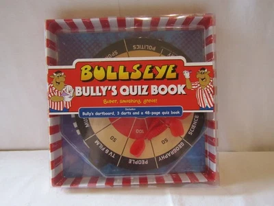 BULLSEYE  BULLY'S QUIZ BOOK & DARTS GAME ( USED ONCE ). - Image 1 of 2