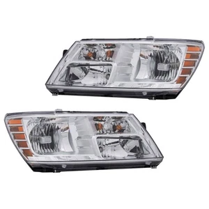 For Dodge Journey 2009-2020 Headlight Driver And Passenger Side,Pair | Halogen - Picture 1 of 6
