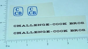 Pair Custom Challenge-Cook Brothers Stickers Set CU-012 - Picture 1 of 1