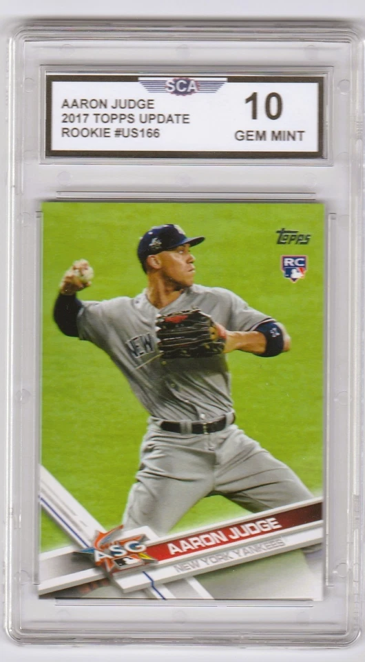 2017 TOPPS UPDATE AARON JUDGE ROOKIE BASEBALL CARD NEW YORK YANKEES OUTFIELDER - Image 1 of 1