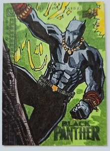 2018 UD Black Panther Sketches by David Newbold "Black Panther" 1/1 - Picture 1 of 2