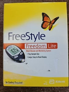 Freestyle Freedom Lite Blood Glucose Meter-No Coding Required - Picture 1 of 4