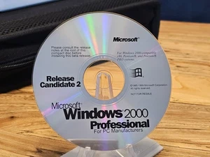 ULTRA RARE: Microsoft Windows 2000 Professional for PC Manufacturers (OEM) RC2 - Picture 1 of 1