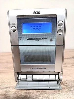 Sistema de estante de audio para CD JVC FS-H10. TODAS las funciones funcionan. CINTURONES NUEVOS. Foto 1 de 4