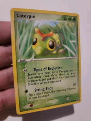 2004 POKEMON CATRERPIE SIGNS OF EVOLUTION STRING SHOT 56/112 - Image 1 of 2