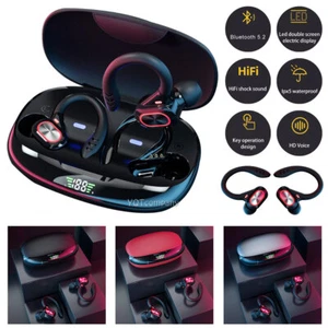 Bluetooth Earbuds Wireless Headphones Ear Hook For Samsung Galaxy S24 Plus Ultra - Picture 1 of 39