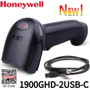 Honeywell 1900GHD-2USB-C Xenon 2D Barcode-Scanner mit hoher Dichte w USB-Kabel - Picture 1 of 9
