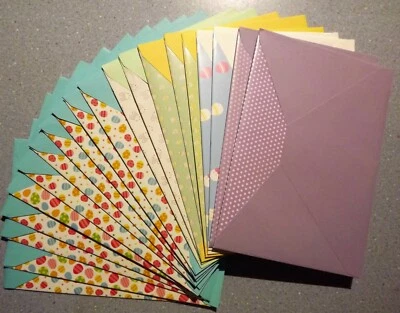 Envelopes w/ Inside Contrasting Lining - Easter Themed - 5X7" - Asst. pk. of 20 - Image 1 of 4