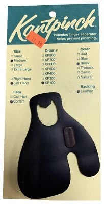 Kantpinch Leather Fingertab Medium LH - Image 1 of 3