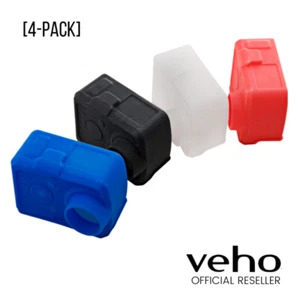 VEHO MUVI K-SERIES ESTUCHE PROTECTOR DE SILICONA CAUCHO 4 PACK - NEGRO AZUL ROJO CLARO - Imagen 1 de 8