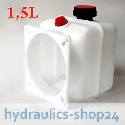 MARKENLOS Serbatoio olio plastica 1,5 L per gruppi idraulici pompa idraulica ribaltabile/rimorchio