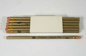 12 Vintage 1980's "Michelob" Anheuser Busch Inc. Gold No. 3 Pencils NOS - Picture 1 of 5
