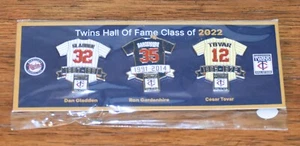 Minnesota Twins 2022 HOF Pins - MIP - Picture 1 of 1
