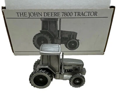 John Deere Spec Cast 7800 TRACTOR-PEWTER HISTORIC COLLECTION 1:43 SCALE-WITH BOX - Image 1 of 4