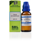 SBL Thuja Occidentalis Dilution 200 CH  30ml  For Warts  Free Shipping
