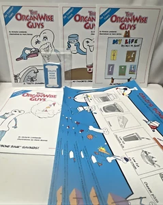 The OrganWise Guys Calci M. Bone Kit 4 Activity Books, 4 Laminated Games NEW! - Picture 1 of 8