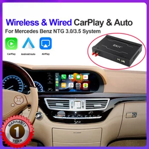 Sistema inalámbrico CarPlay Android Auto para Mercedes Benz NTG 3.0/3.5 Clase S W221 - Imagen 1 de 24