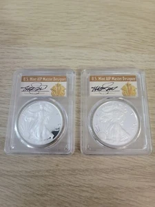 2018-W $1 Silver Eagle First Day Of Issue PR70DCAM FUN Show Thomas Cleveland - Picture 1 of 2