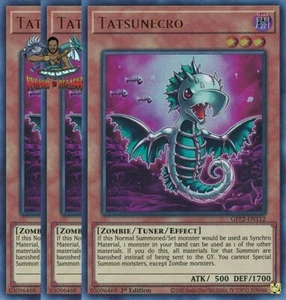 Yugioh! 3x Tatsunecro GFP2-EN112 Ultra Raro 1a Edición Casi Nuevo - Imagen 1 de 1