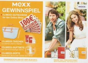 Postcard size advertising card - advertising card - Mexx double sided - Picture 1 of 2