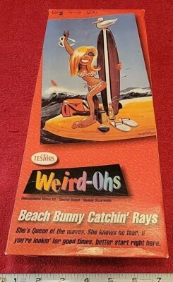 1994 No. 751 Testors Weird Ohs Beach Bunny Catchin' Rays Model Kit Weird-Ohs  - Image 1 of 4