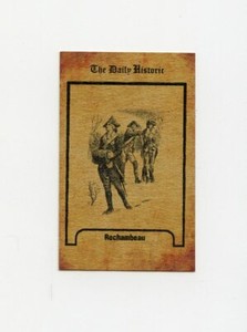 #TN20214 ROCHAMBEAU Daily Historic Trade Card RARE