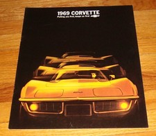 1969 Chevrolet Corvette Sales Brochure Chevy Stingray Convertible Coupe