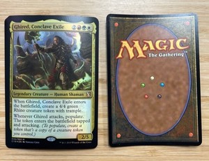 MTG Ghired, Conclave Exile Foil Oversized NM Commander 2019 Magic The Gathering 