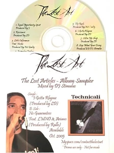 THE LOST ART DJ STIMULUS RAP CD LMNO HIPHOP PRIVATE DEMO UNDERGROUND VTG lp 12" - Imagen 1 de 11