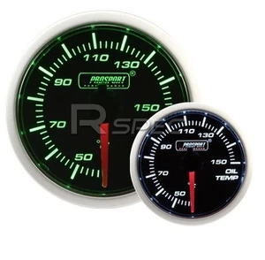 Medidor de temperatura de aceite verde/blanco súper ahumado Prosport 52 mm grado C - Imagen 1 de 1