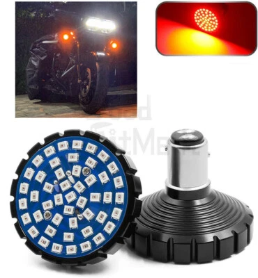 适用于 Harley Davidson Street Glide Special LED 1157 转弯信号闪烁灯红色 — 第 1/4 张图片