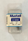 100 Mustad 94840 Dry Fly Tying Hooks, Size 28, Made in Norway, NR