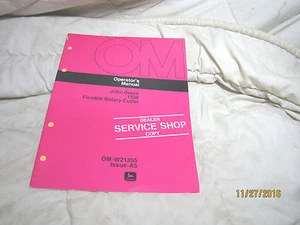 OMW21355 JOHN DEERE 1508 ROTARY CUTTER OPERATOR OWNERS MANUAL NEW DEALER COPY - Picture 1 of 2