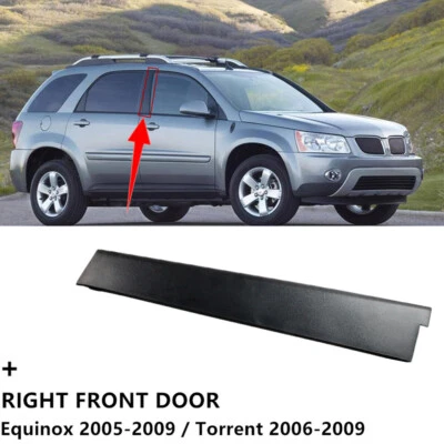 FOR 2005-2009 CHEVY EQUINOX TORRENT RIGHT FRONT DOOR PILLAR APPLIQUE FRAME TRIM Foto 1 de 4