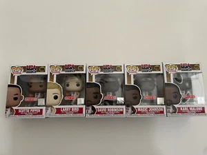 Funko Pop Lot of  USA Basketball Target Magic Johnson Larry Bird - Picture 1 of 6