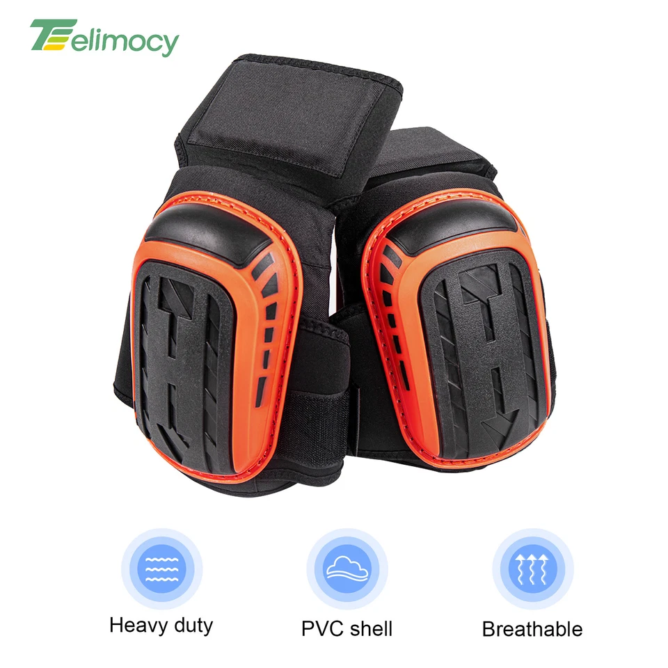 Rodilleras de espuma de gel de alta resistencia para trabajo construcción jardinería protector de rodilla Foto 1 de 4