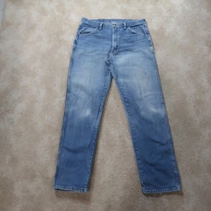 Rustler Regular Fit Straight Leg Denim Jeans Men's 36x34 Blue Denim - Picture 1 of 13