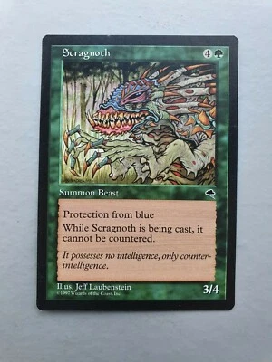 Scragnoth, MTG Tempest (1997) Uncommon Green Creature NM  - Image 1 of 2