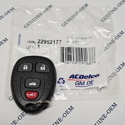 Llavero de entrada sin llave Buick Cadillac Chevrolet 2006-2016 22952177 OUC60270 OEM Foto 1 de 2