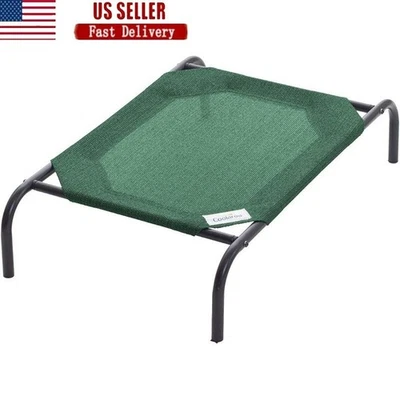 Cooling Dog Bed Lightweight Portable Outdoor Raised Easy to Clean Non Skid Small - Image 1 of 4