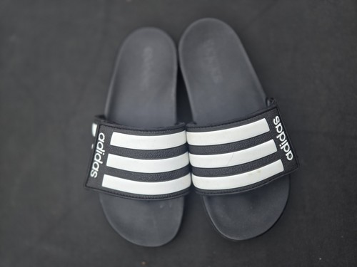 SANDALI ADIDAS BAMBINO NERO BIANCO TAGLIA 4